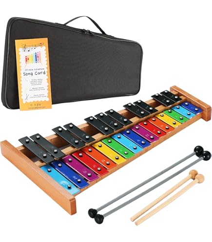 Amazon.com: EASTROCK Xylophone, 27 Notes Glockenspiel